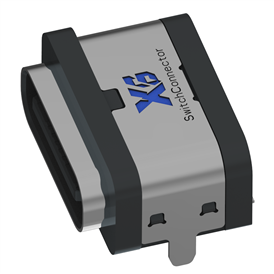 XB-ATCF-16-024 TYPE C 16P waterproof base on board (2 pin B type)